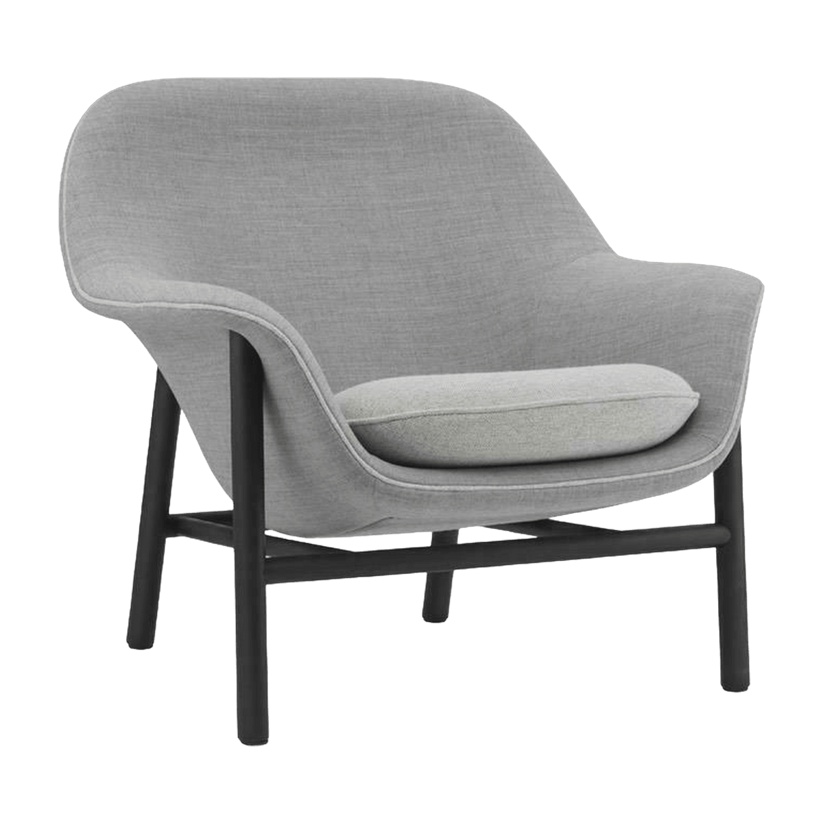 Fauteuil avec appui-tête en chêne noir remix hallingdal Drape - Normann Cop - Normann Copenhagen - The Cool Republic