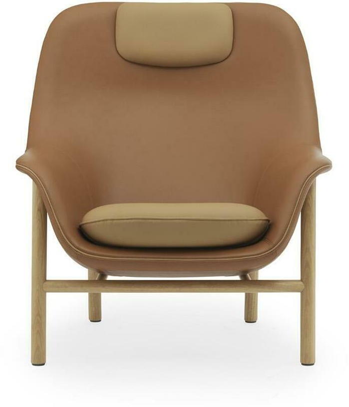Fauteuil avec appui - tête en chêne ultra Drape - Normann Copenhagen - The Cool Republic