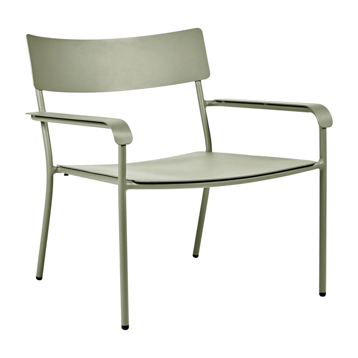 Fauteuil bas en aluminium avec accoudoirs vert August - Serax - The Cool Republic