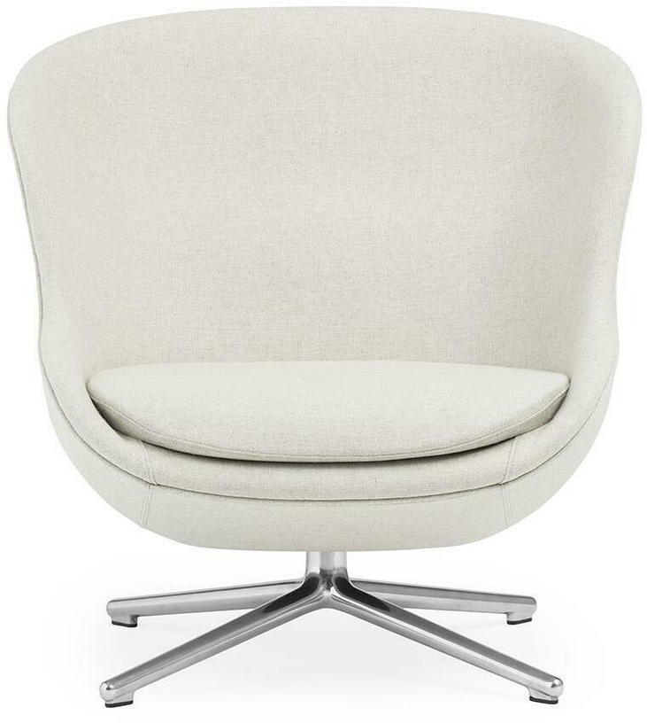 Fauteuil bas en aluminium et tissu beige Hyg - Normann Copenhagen - The Cool Republic