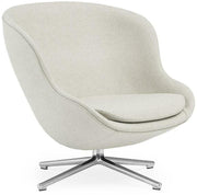 Fauteuil bas en aluminium et tissu beige Hyg - Normann Copenhagen - The Cool Republic