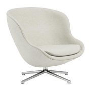 Fauteuil bas en aluminium et tissu beige Hyg - Normann Copenhagen - The Cool Republic