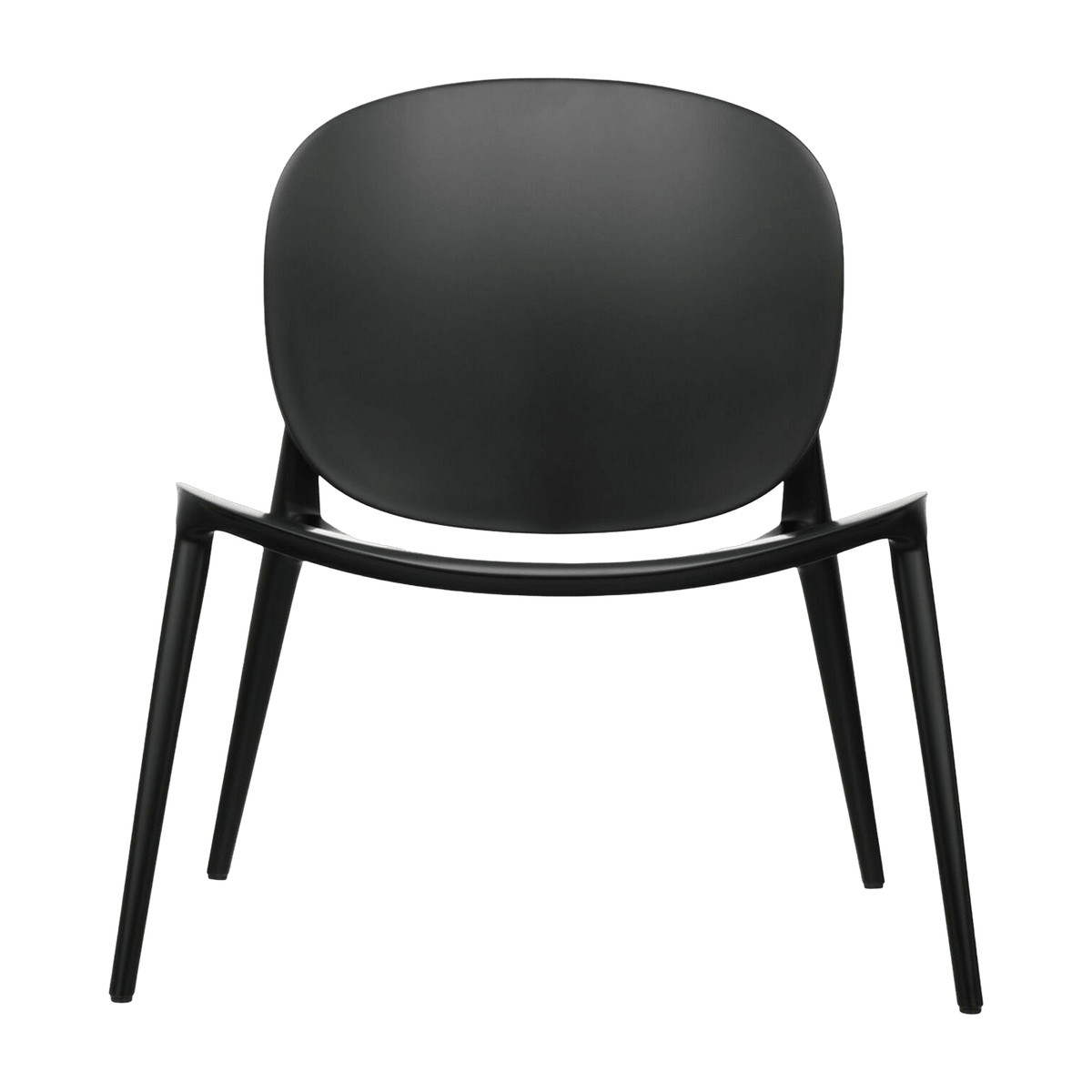 Fauteuil bas noir Be Bop - Kartell - The Cool Republic