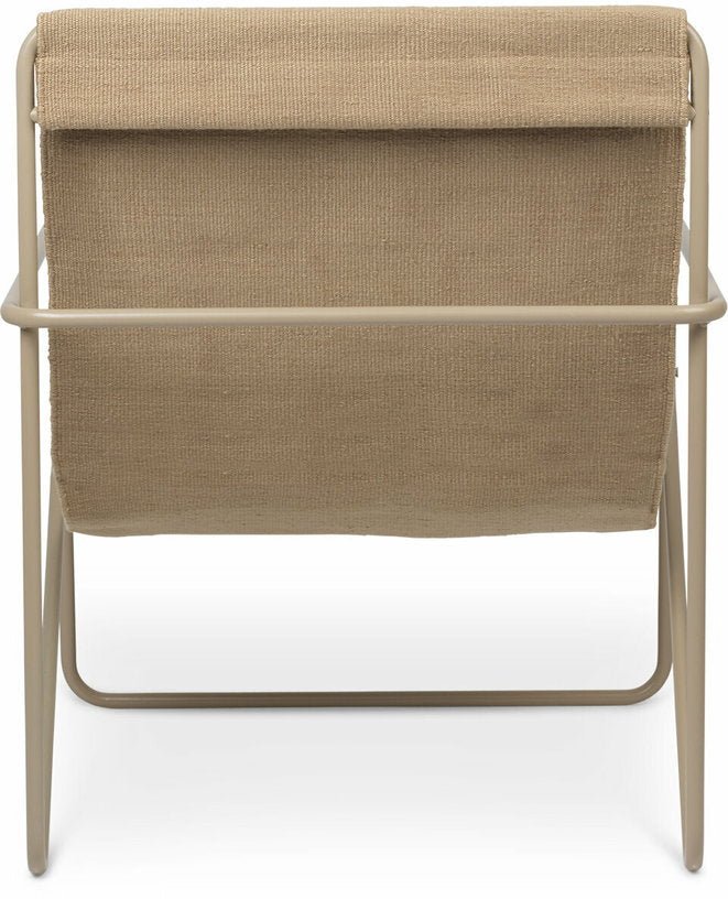 Fauteuil beige en métal beige Desert - Ferm Living - The Cool Republic