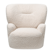 Fauteuil blanc Bear Loll 09 - Gervasoni - The Cool Republic