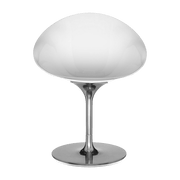 Fauteuil blanc et argenté EroS - Kartell - The Cool Republic