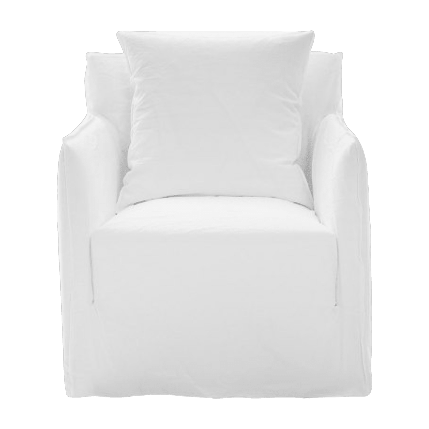 Fauteuil blanc Ghost 05 - Gervasoni - The Cool Republic