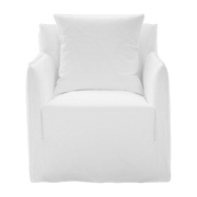 Fauteuil blanc Ghost 05 - Gervasoni - The Cool Republic