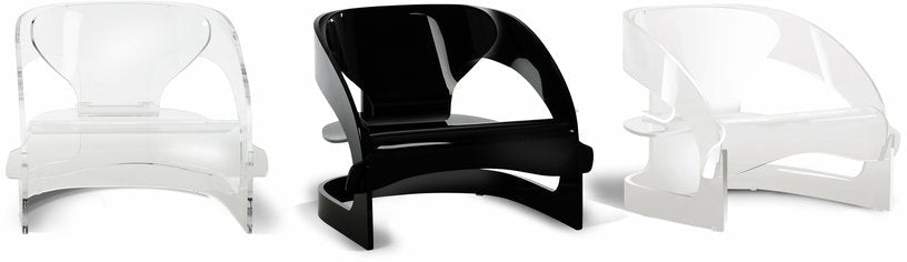 Fauteuil blanc Joe Colombo - Kartell - The Cool Republic