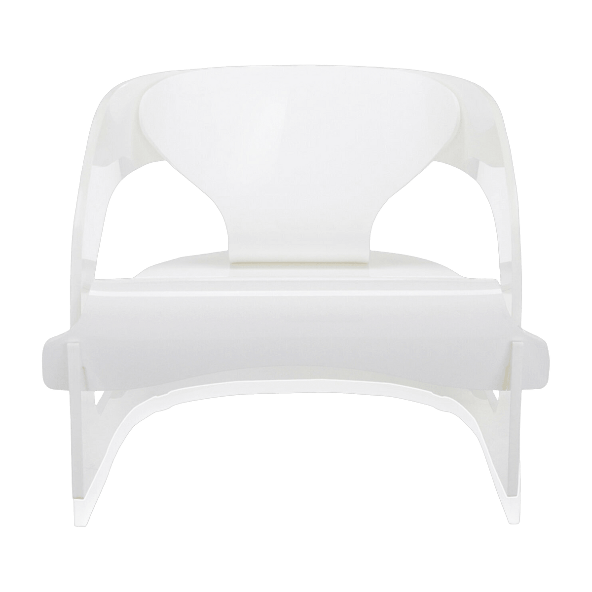 Fauteuil blanc Joe Colombo - Kartell - The Cool Republic