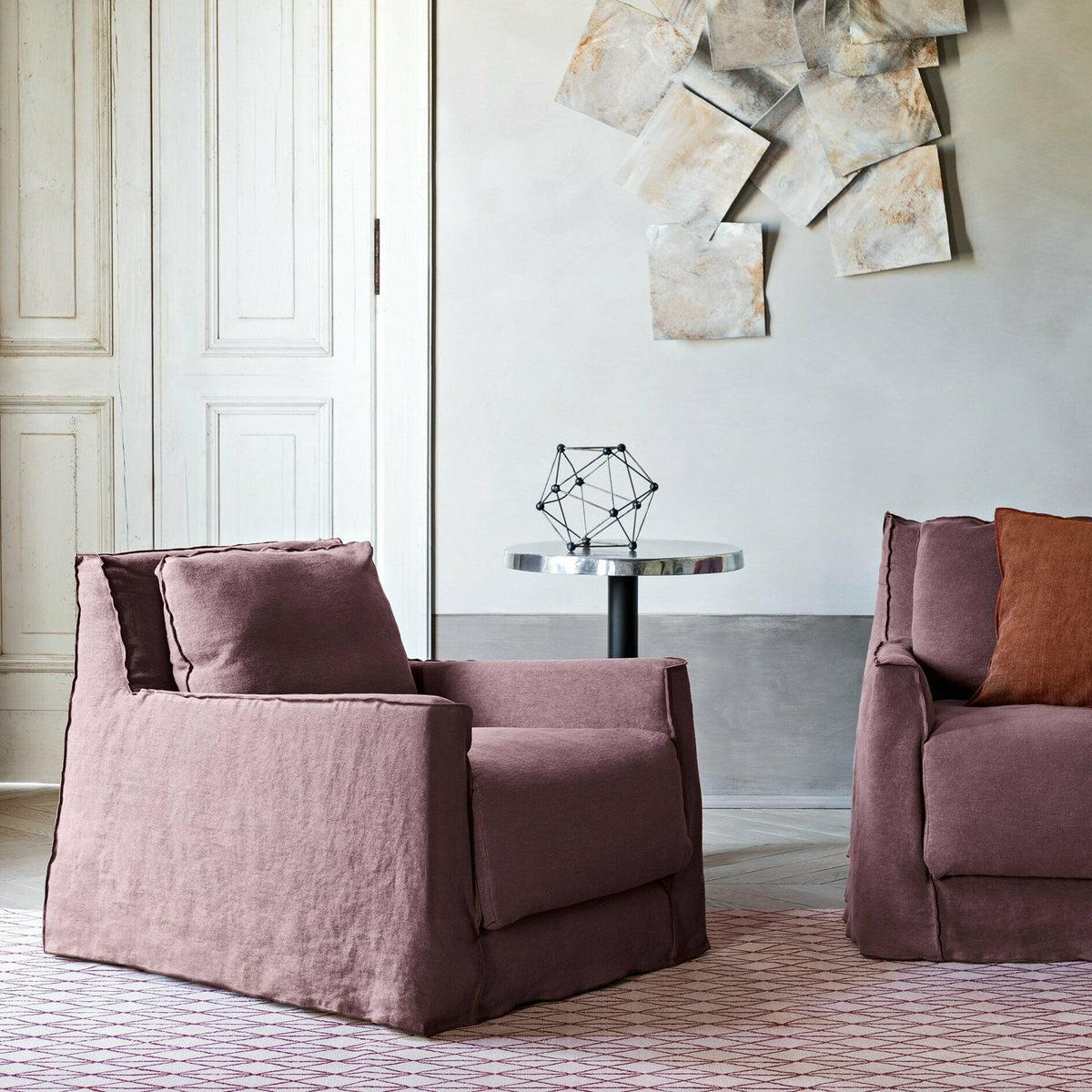 Fauteuil blanc Loll 05 - Gervasoni - The Cool Republic