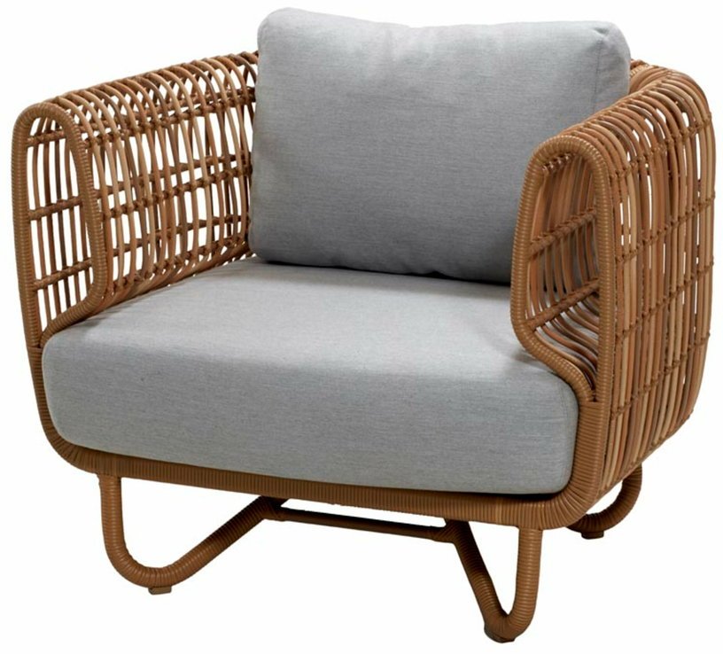 Fauteuil cadre naturel Nest - Cane - Line - The Cool Republic