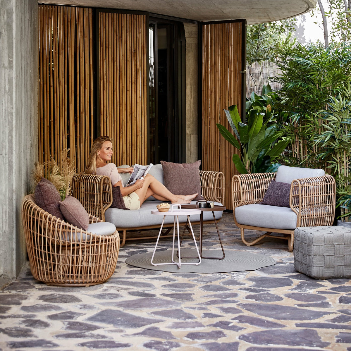Fauteuil cadre naturel Nest - Cane-Line - The Cool Republic
