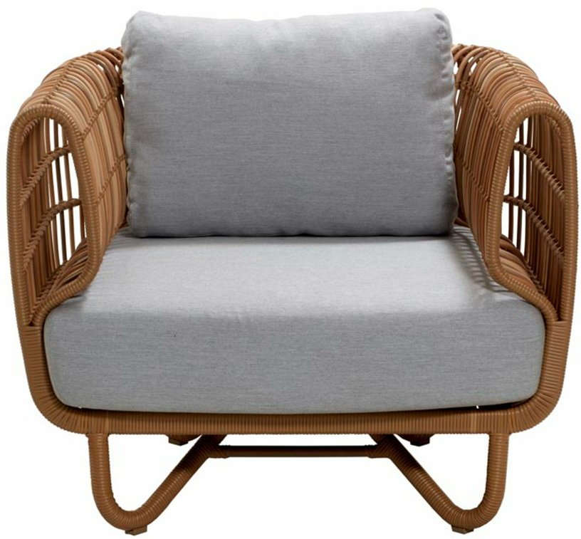 Fauteuil cadre naturel Nest - Cane - Line - The Cool Republic