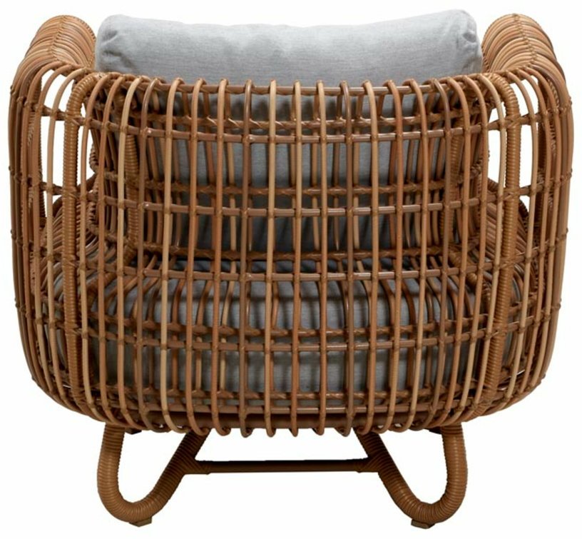 Fauteuil cadre naturel Nest - Cane - Line - The Cool Republic