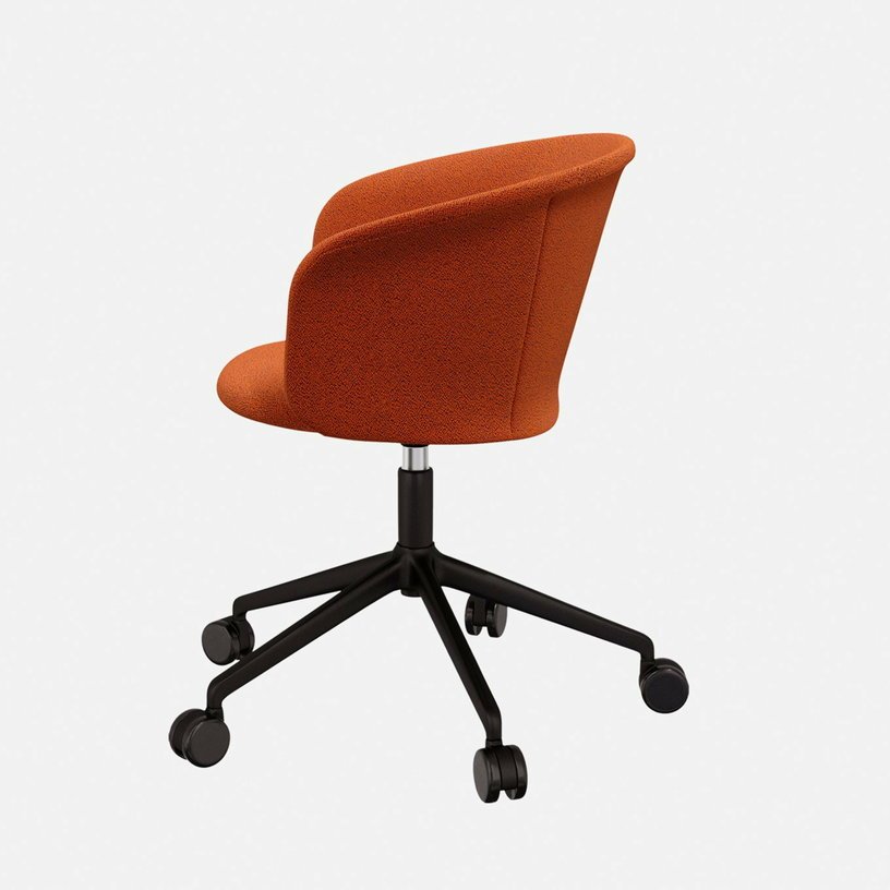 Fauteuil Canyon et piètement noir à roulettes Kendo - Hem - The Cool Republic