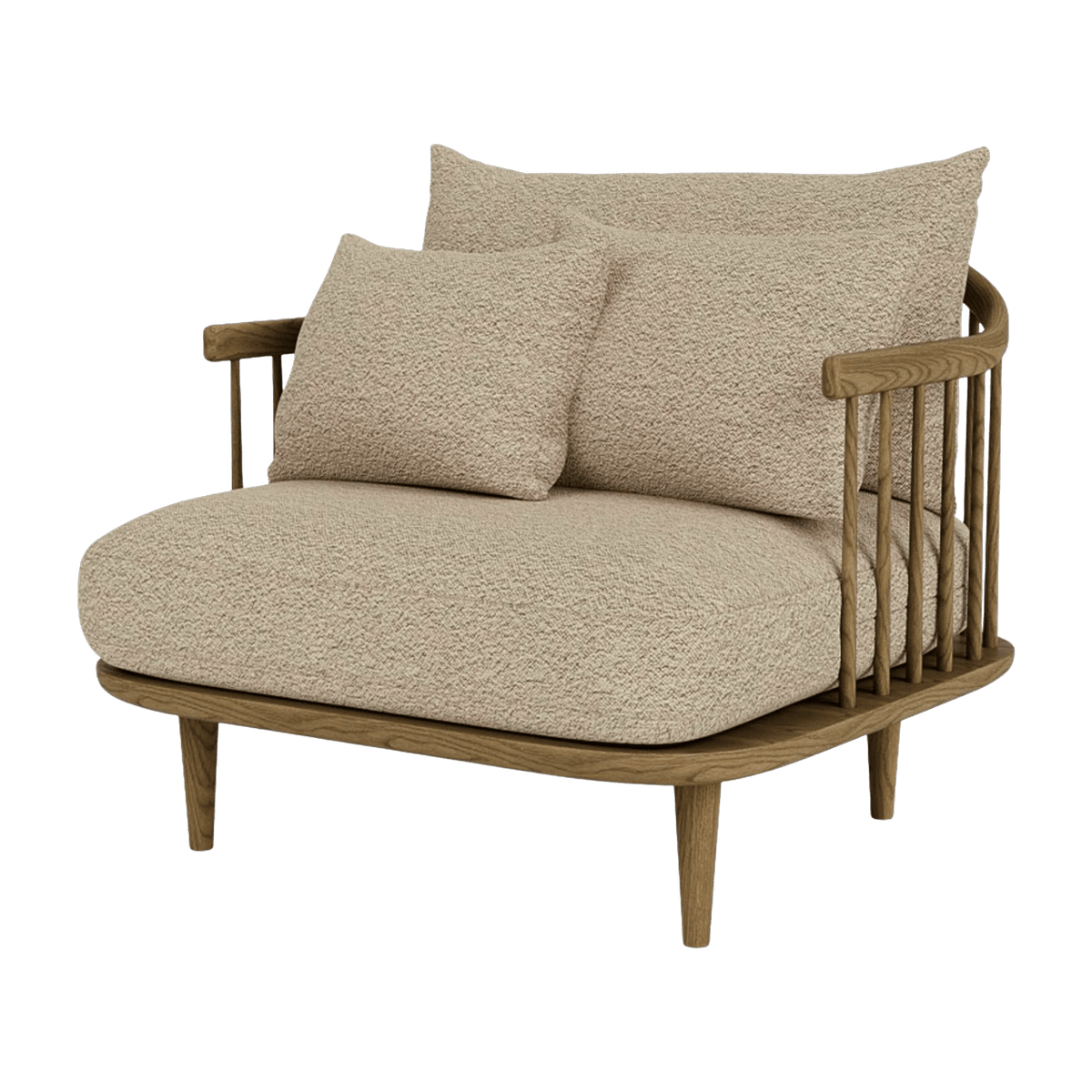 Smoked oiled oak armchair Fly SC1 - &tradition - The Cool Republic