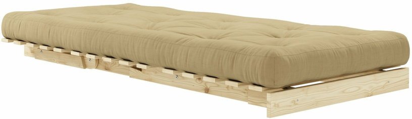 Fauteuil convertible beige blé Roots 90 - Karup Design - The Cool Republic
