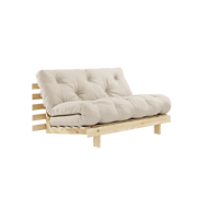 Fauteuil convertible beige clair 140 Roots - Karup Design - The Cool Republic