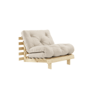 Fauteuil convertible beige clair 90 Roots - Karup Design - The Cool Republic