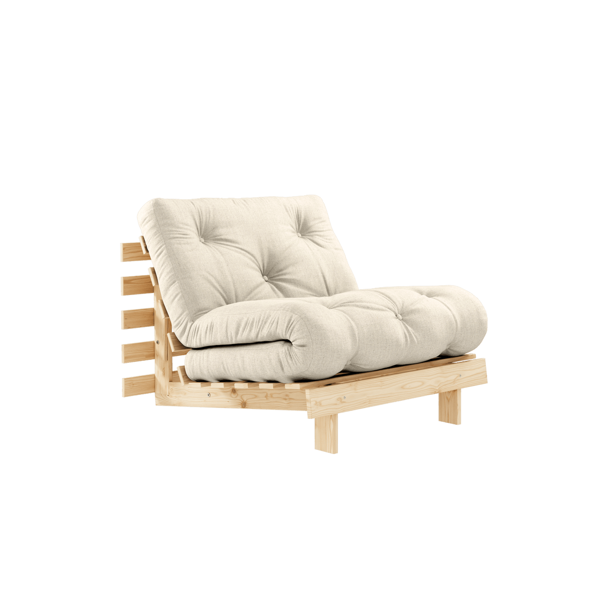 Fauteuil convertible en lin 90 Roots - Karup Design - The Cool Republic