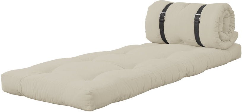 Fauteuil convertible en lit de jour beige Buckle - Up - Karup Design - The Cool Republic