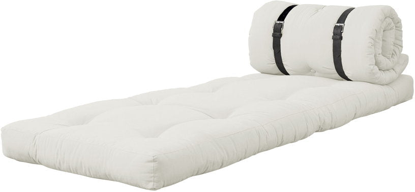 Fauteuil convertible en lit de jour écru Buckle - Up - Karup Design - The Cool Republic