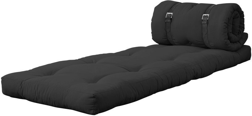 Fauteuil convertible en lit de jour gris anthracite Buckle - Up - Karup Design - The Cool Republic