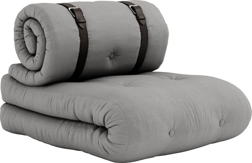 Fauteuil convertible en lit de jour gris Buckle - Up - Karup Design - The Cool Republic