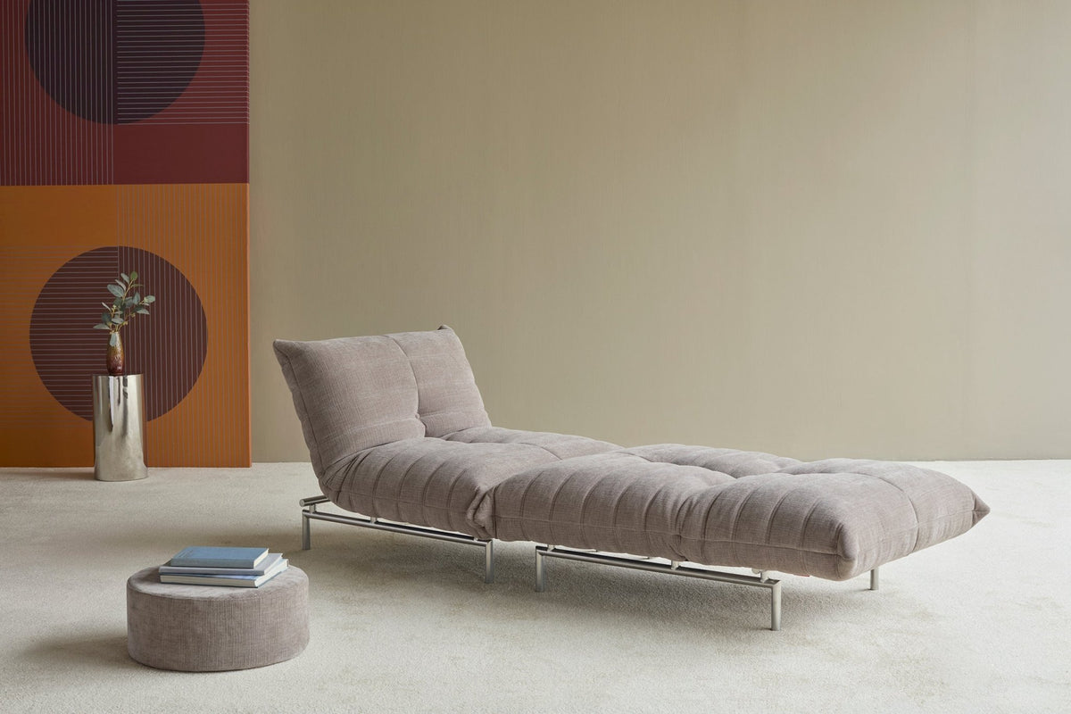 Fauteuil convertible en polyester recyclé kaki 101x96x81cm Mikunjo - Innovation living - The Cool Republic
