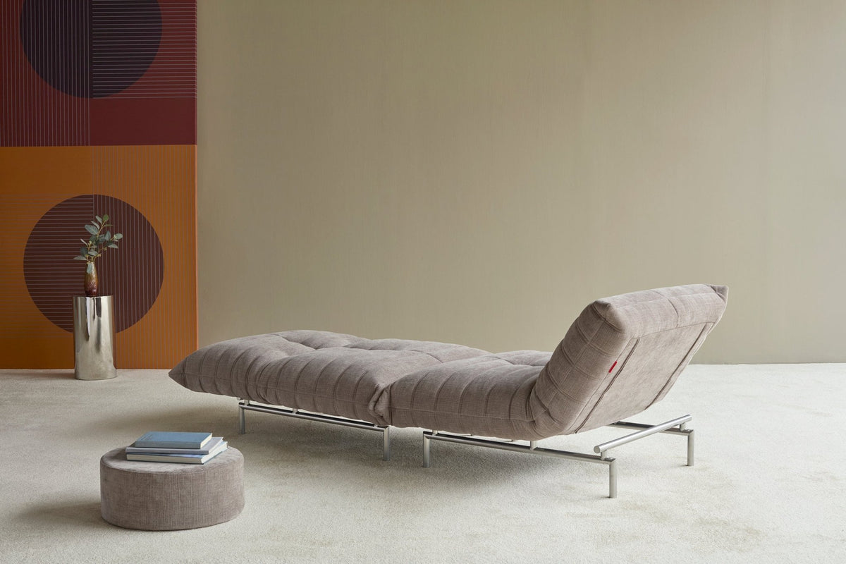 Fauteuil convertible en polyester recyclé kaki 101x96x81cm Mikunjo - Innovation living - The Cool Republic