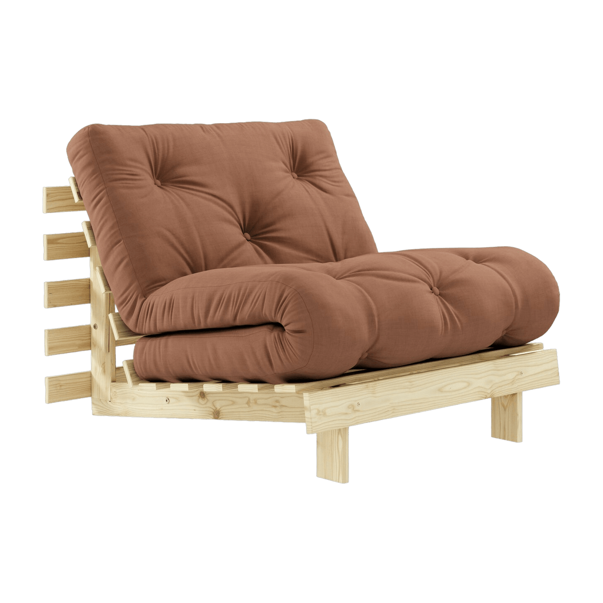Convertible armchair Brown Clay Roots 90 - Karup Design - The Cool Republic