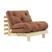 Fauteuil convertible Marron Argile Roots 90 - Karup Design - The Cool Republic