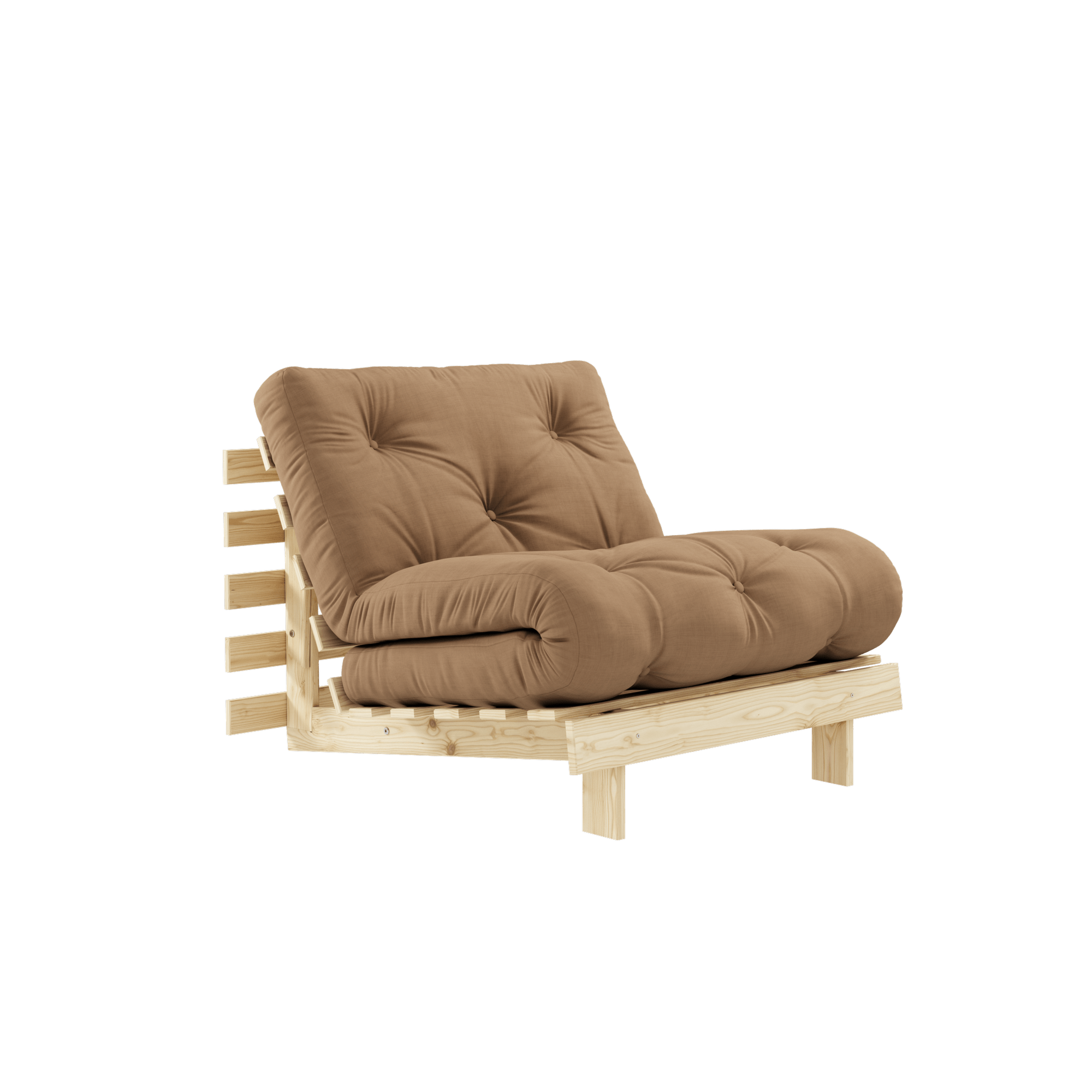 Fauteuil convertible mocca 90 Roots - Karup Design - The Cool Republic