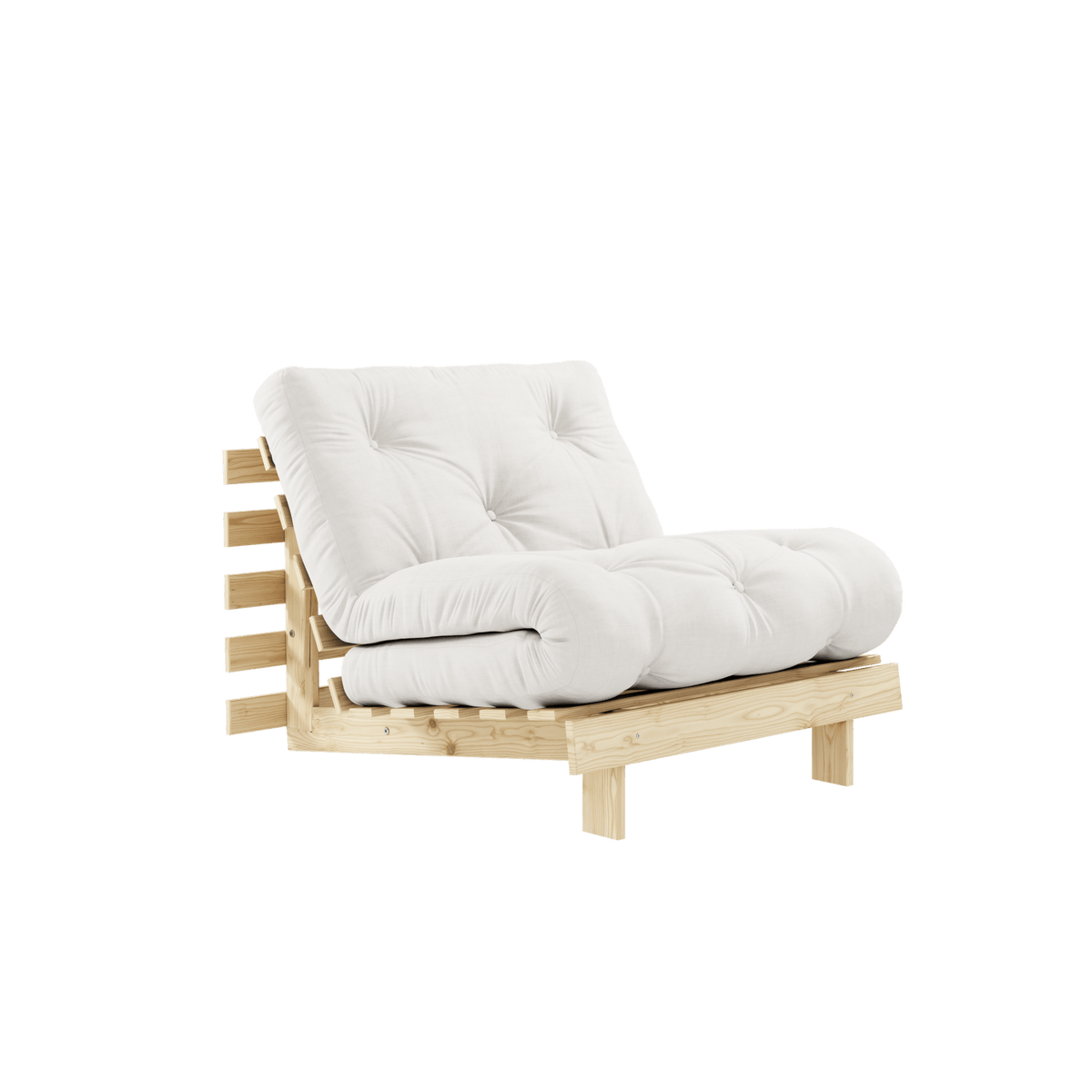 Fauteuil convertible natural 90 Roots - Karup Design - The Cool Republic