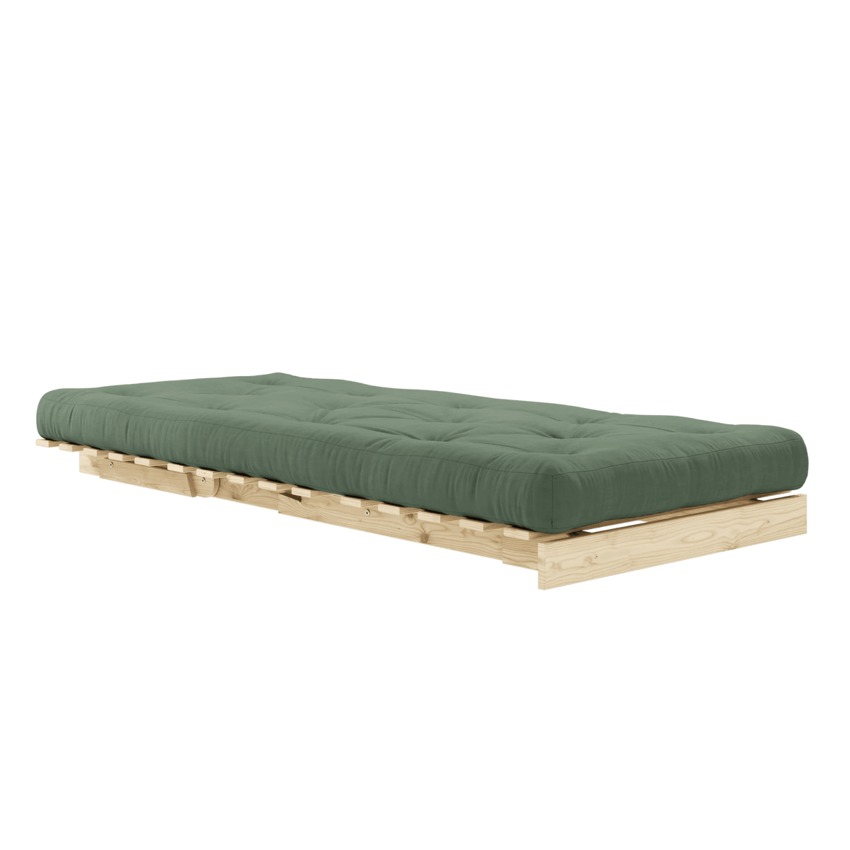 Fauteuil convertible vert olive 90 Roots - Karup Design - The Cool Republic