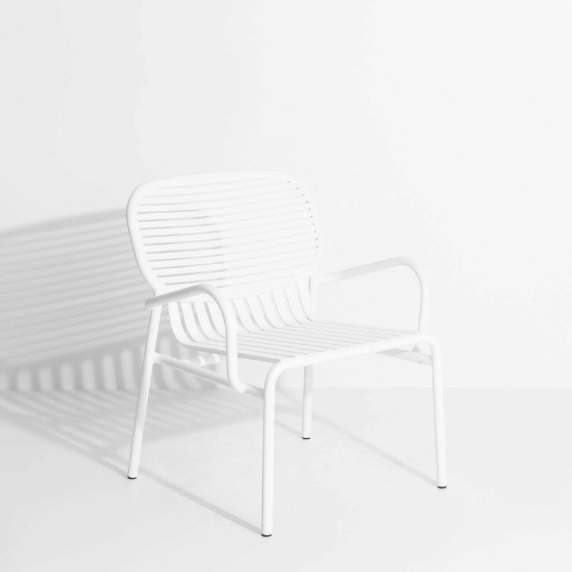 Fauteuil de jardin blanc Week - End - Petite Friture - The Cool Republic