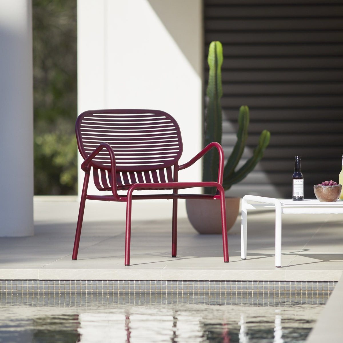 Fauteuil de jardin blanc Week-End - Petite Friture - The Cool Republic