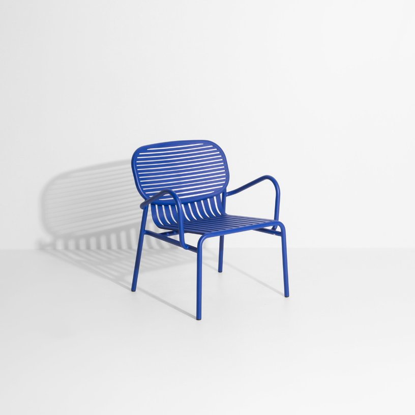 Fauteuil de jardin bleu Week End - Petite Friture - The Cool Republic