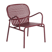 Fauteuil de jardin bordeaux Week End - Petite Friture - The Cool Republic