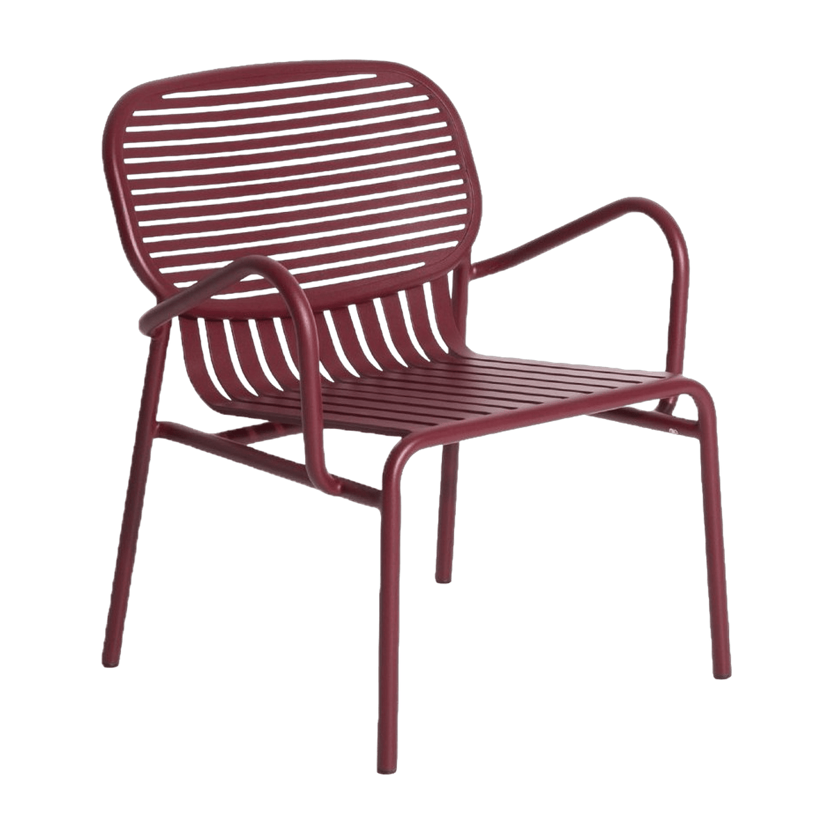 Fauteuil de jardin bordeaux Week End - Petite Friture - The Cool Republic