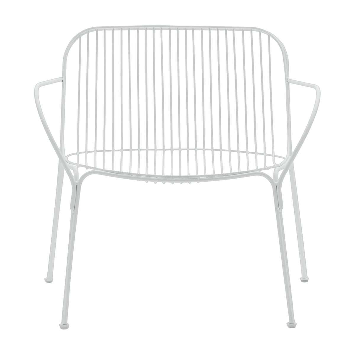 Fauteuil de jardin en acier blanc Hiray - Kartell - The Cool Republic