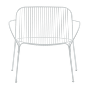 Fauteuil de jardin en acier blanc Hiray - Kartell - The Cool Republic