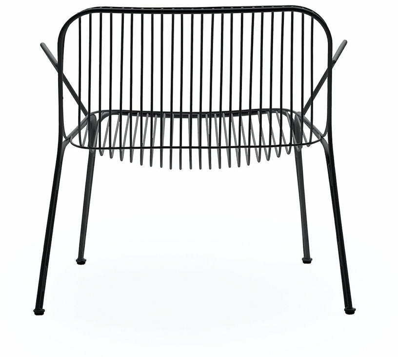 Fauteuil de jardin en acier noir Hiray - Kartell - The Cool Republic
