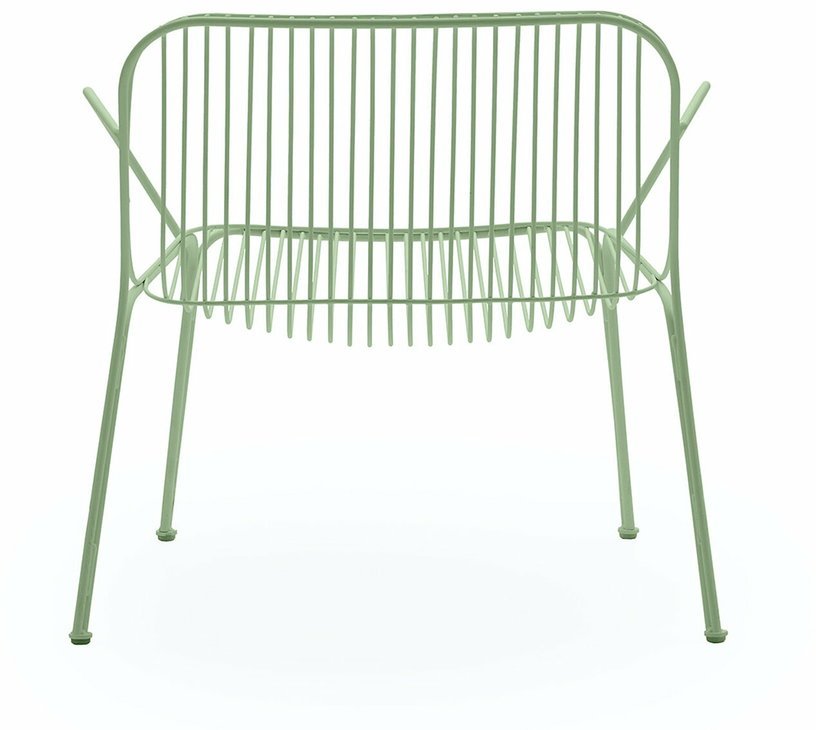 Fauteuil de jardin en acier vert Hiray - Kartell - The Cool Republic