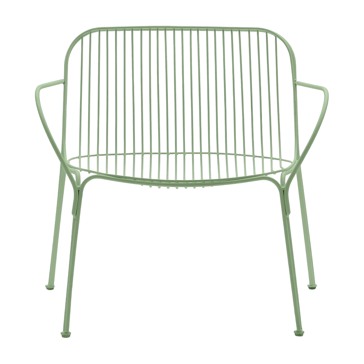 Fauteuil de jardin en acier vert Hiray - Kartell - The Cool Republic