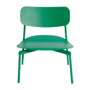 Fauteuil de jardin en métal vert menthe Fromme - Petite friture - The Cool Republic