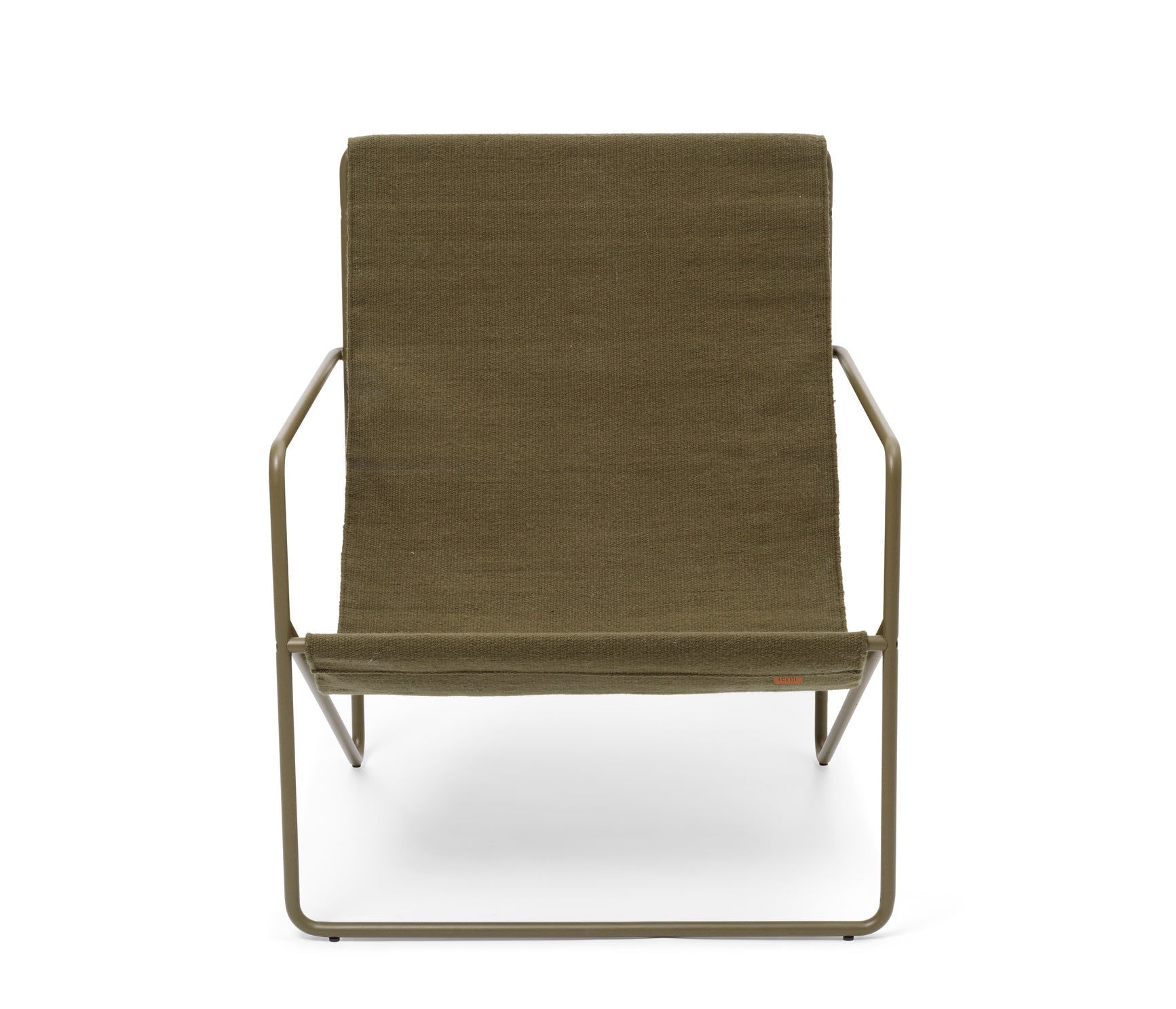 Fauteuil de jardin en tissu vert olive Desert - Ferm Living - The Cool Republic