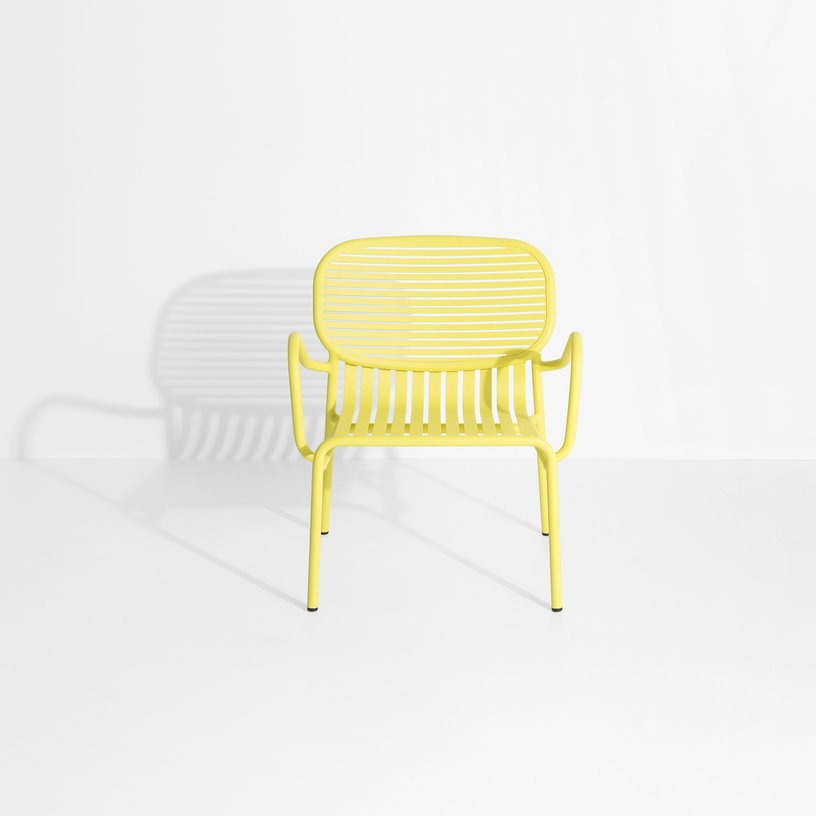 Fauteuil de jardin jaune Week - End - Petite Friture - The Cool Republic