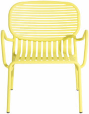 Fauteuil de jardin jaune Week - End - Petite Friture - The Cool Republic